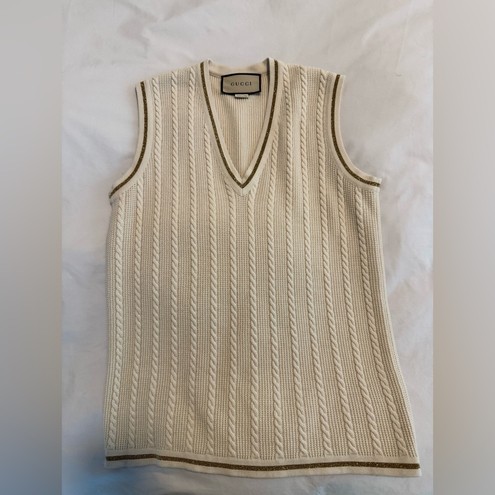 Gucci Women’s Cream Sweater Vest